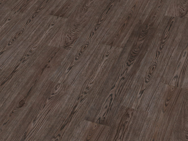 Sol en liège WISE Coal Oak effet parquet rustique