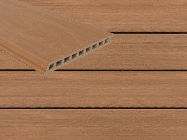 Revêtement de façade WPC coextrudé Sonne brun