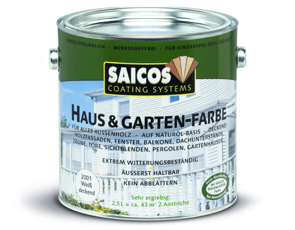 Peinture pour maison & jardin en différentes couleurs & tailles