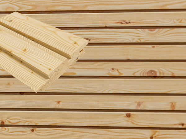 Bardage double clin mélèze européen