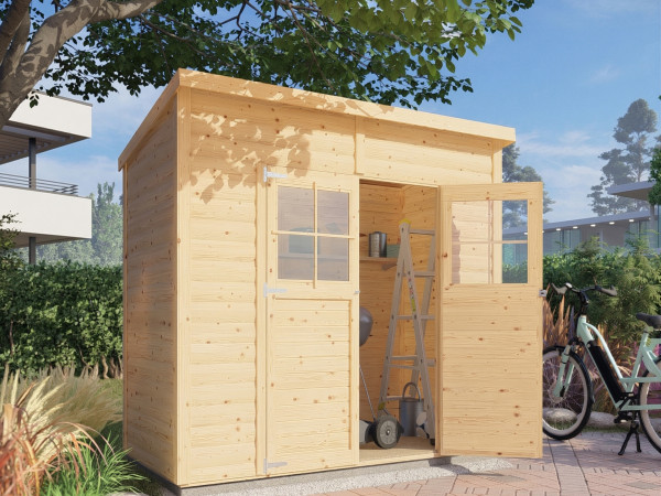 Abri de jardin Lenn 2 19 mm naturel