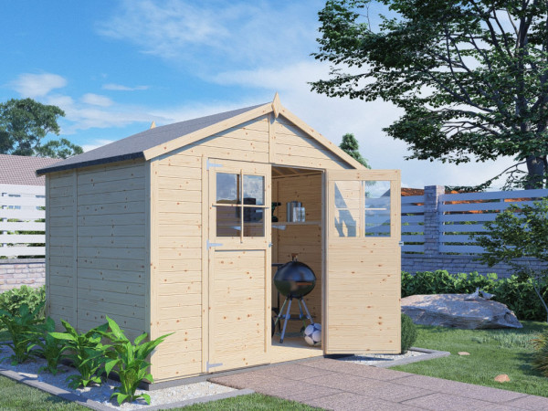 Abri de jardin Osterfeld 3 19 mm naturel