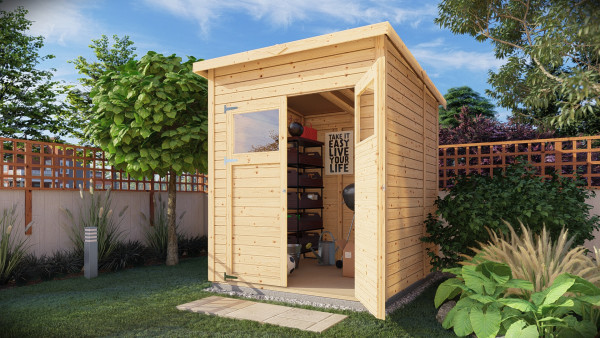 Abri de jardin Marksburg 2 14 mm naturel