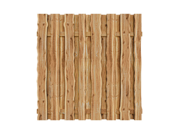 Clôture pare-vue Mélèze Européen Rustique Naturel