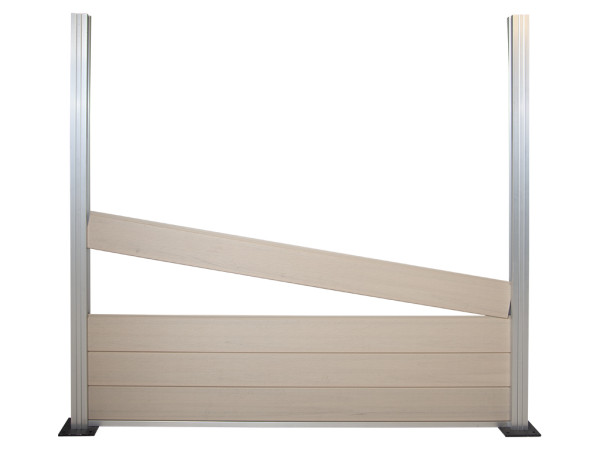 Poteau XL matière en matière composite argent 190 cm