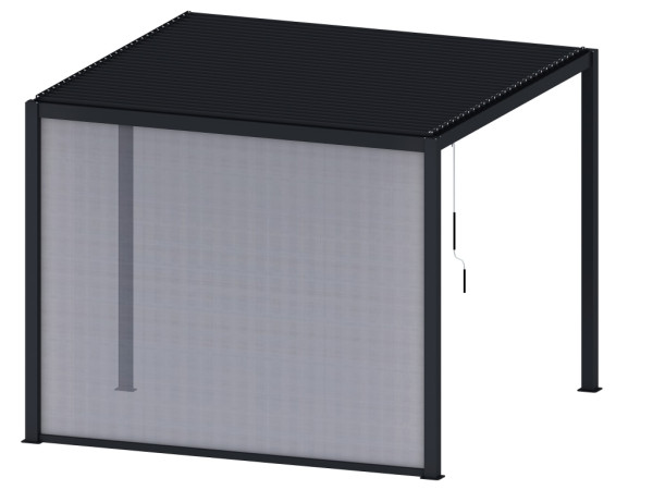 Protection solaire Anthracite pour pergola 3,94 x 3,94