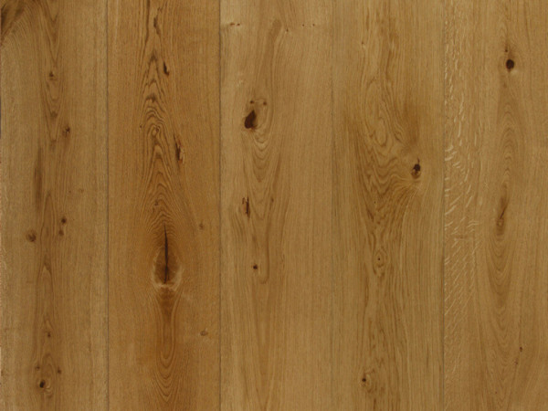 Parquet chêne Earthquake au format de lames larges à l'ancienne brossé