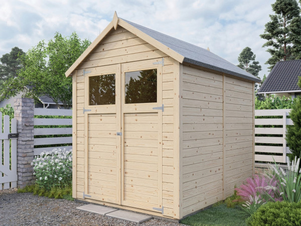 Abri de jardin Sylta 3 14 mm naturel