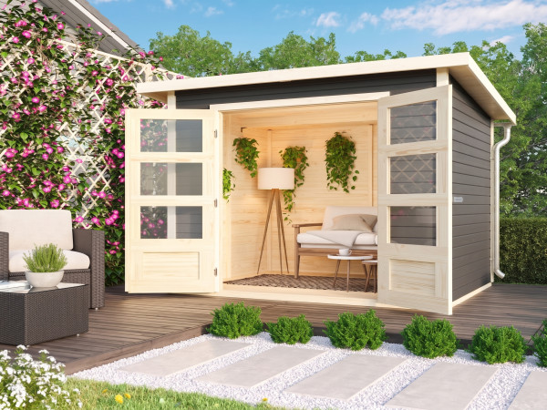 Abri de jardin Stockach 3 19 mm gris terra