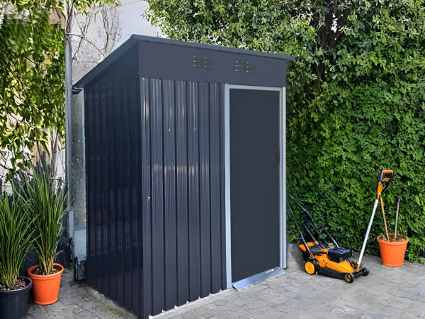 Abri à outils en métal Compact anthracite