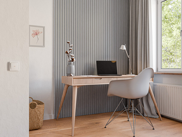 Panneau acoustique revêtement mural Trend beige gris