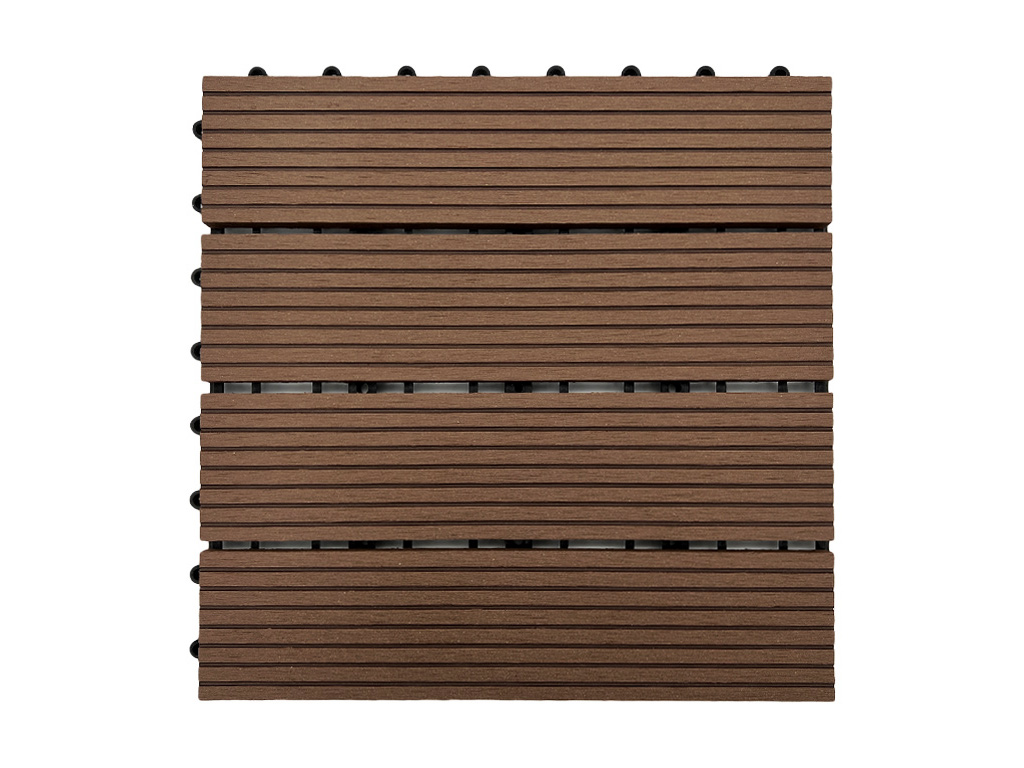 Embouts De Terrasse En Plastique Marron - Lot De 10 - Pour Finir Proprement Vos Lames De Terrasse (15 X 2,5 Cm) - 9