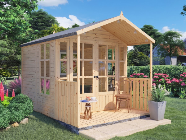 Abri de jardin Hanley 19 mm naturel