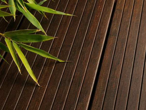 Lame de terrasse Thermo Bambus Melody dark