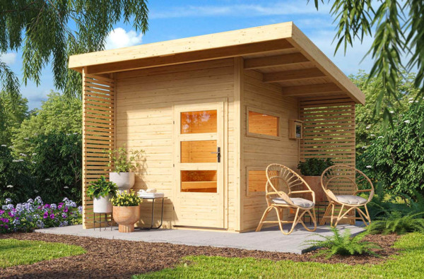 Abri de sauna Svenson 38 mm naturel