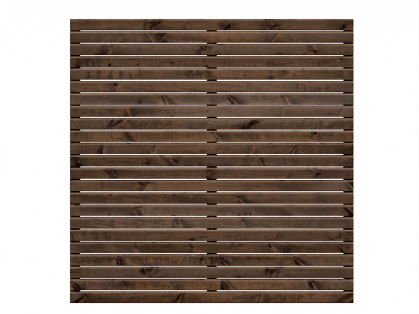 Brise vue losange en pin traité par autoclave brun