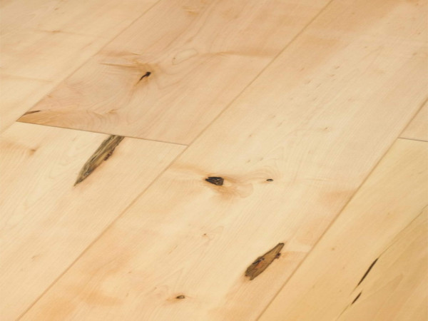 Lame en bois massif érable ABCD, aspect naturel