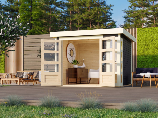 Abri de jardin Kerko 3 19 mm gris terreux