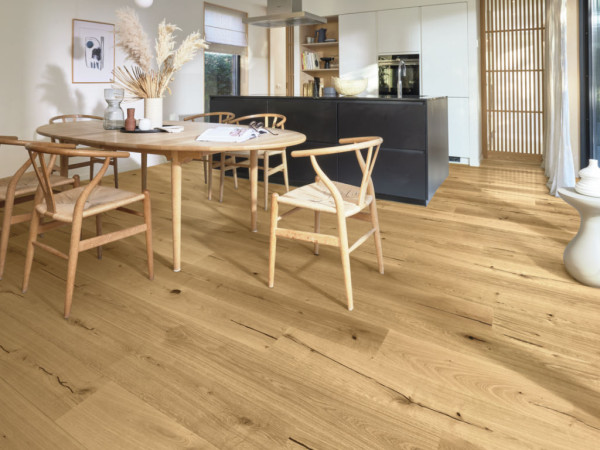 Parquet chêne Lava Canyon aspect bois brut 20267 lame large