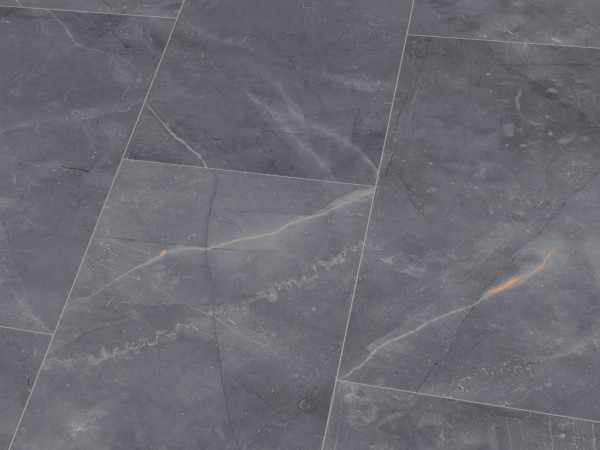 Sol stratifié « Stone 2.0 » décor marbre gris Q1003, format dalle