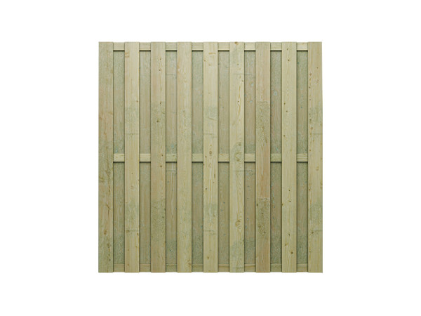 Clôture en planches Pinus DIY kit pin KDI vert