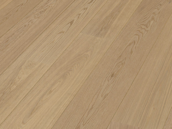 Parquet Meister « Lindura HD 400 » décor chêne naturel Pure 8906, lame large brossée