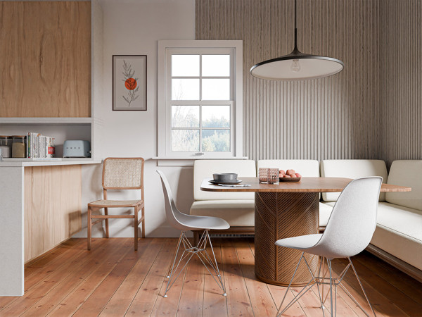 Panneaux acoustiques revêtement mural Grey Oak 240 cm feutre gris clair