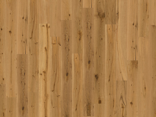 Parquet prêt à poser en chêne Country, lames larges