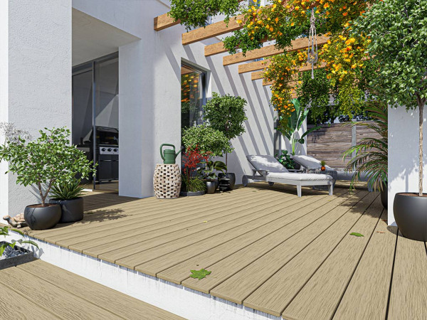 Lames de terrasse WPC Premium RHK Light grey