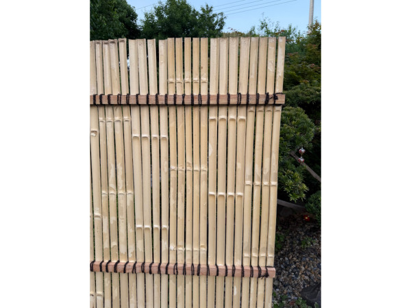 Clôture pare-vue bambou XL naturel