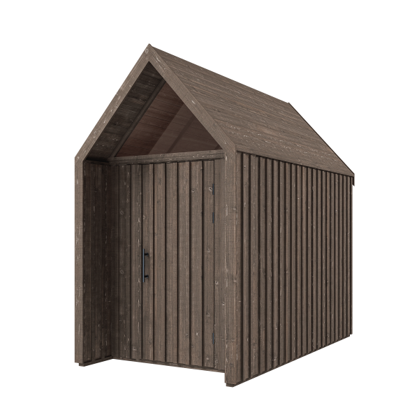 Abri de jardin ALAS, taille 1 (1622), coloris V4 gris-brun