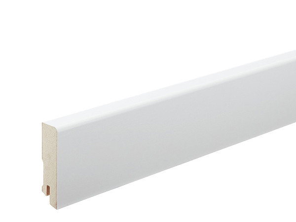 Plinthe à emboîter Uni blanc brillant DF 324 Profilé 15 MK