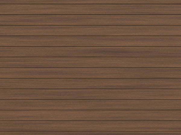 WPC quadruple profilé rhombique Teak co-extrudé