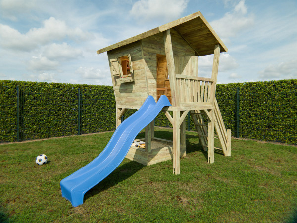 Maison sur pilotis Big Birdy KDI, avec toboggan