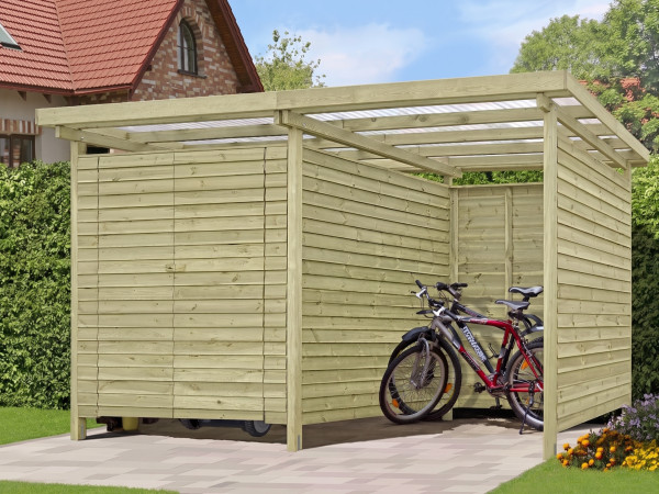 Abri de jardin Helsinki 9 mm imprégné en autoclave