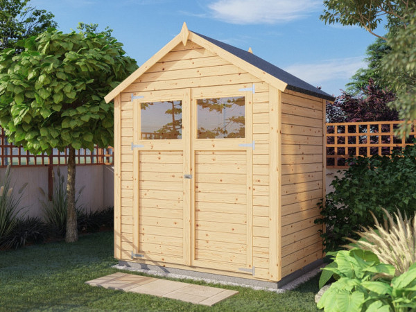 Abri de jardin Sylta 1 14 mm naturel