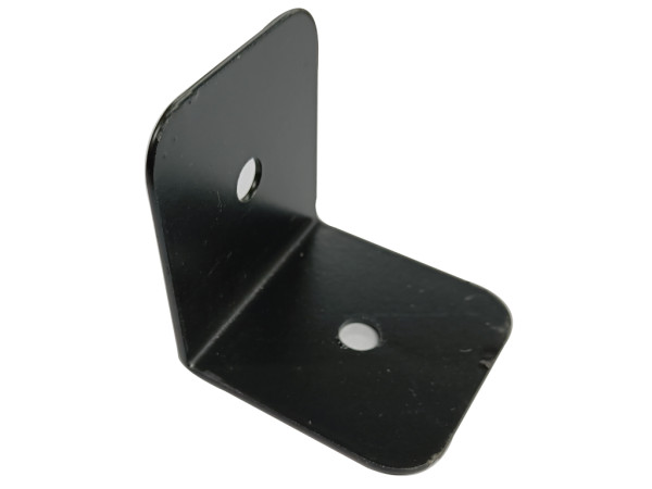 Raccord d'angle pour panneau coextrudé en aluminium noir