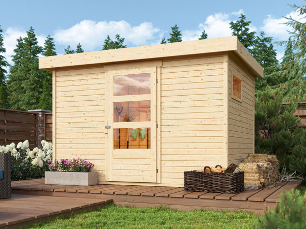 Abri de jardin Bielefeld 2 19 mm naturel