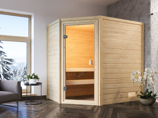 Sauna en bois massif Sophie 4